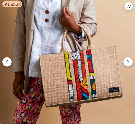 Affordable Ankara Bags for Budget-Friendly Fashionistas - I Wear African Marketplace African Marketplace, Ankara Bags, Handcrafted Handbags, African Bag, African Accessories, Sewing Machine Projects, Ankara Fashion, Sac Week End, Jute Bag