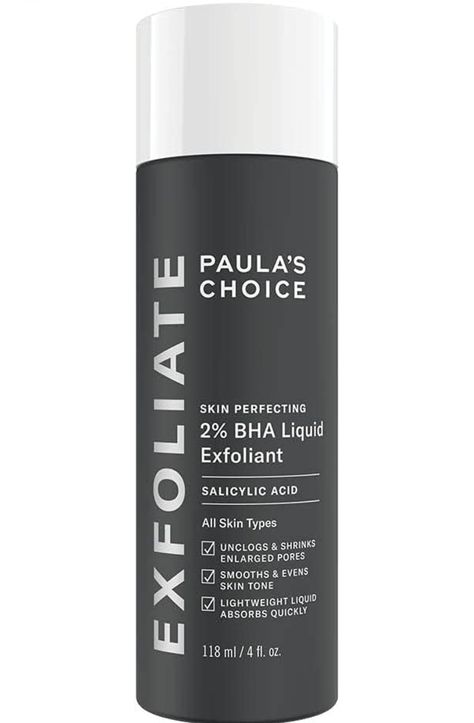 Bha Liquid Exfoliant, Facial Exfoliant, Liquid Exfoliant, Paula's Choice Skincare, For Blackheads, Peeling Facial, Paula's Choice, Facial Peel, Baking Soda Shampoo