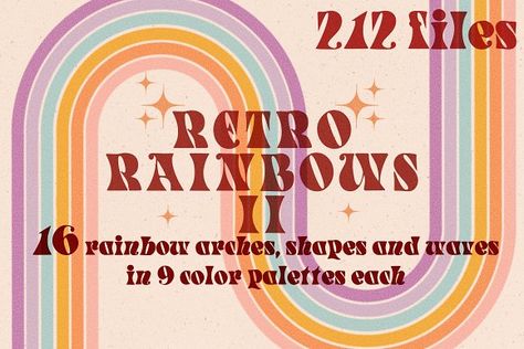 Rainbow Website, Rainbow Illustration, Rainbow Palette, Flyer Mockup, Phone Mockup, Insert Image, Png Graphics, Modern Flat, Affinity Designer