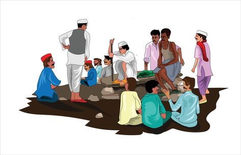 Indian or Pakistani Village People having Panchayat Meetings Pakistani Village, Body Facts, Pakistani People, Human Body Facts, People Crowd, Peer Group, Indian People, Village People, Indian Village