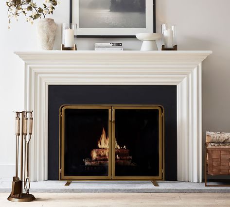 Fireplace screen ideas