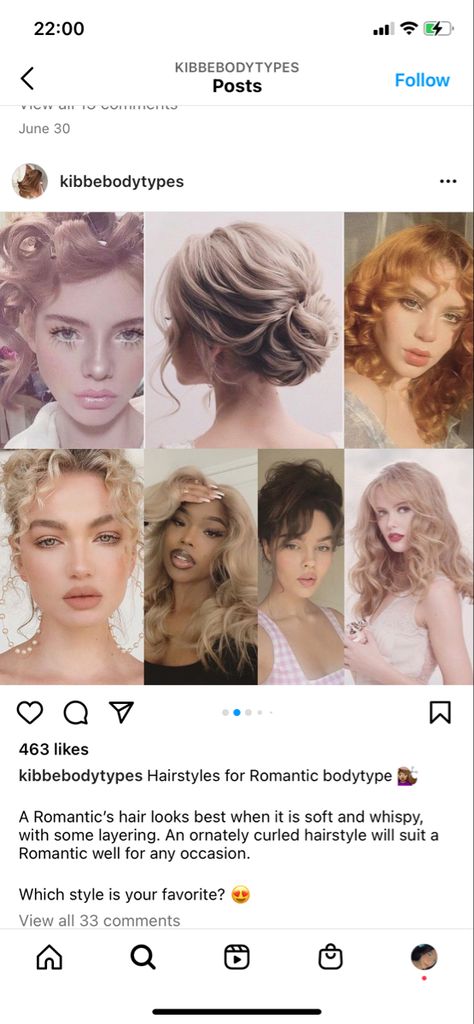 Ethereal Romantic Ingenue Essence, Romantic Essence Hairstyles, Kibbe Romantic Ethereal Essence, Pure Romantic Kibbe Makeup, Kibbe Romantic Hairstyle, Romantic Essence Hair, Romantic With Ingenue Essence, Ingenue Essence Hair, Romantic Essence Makeup