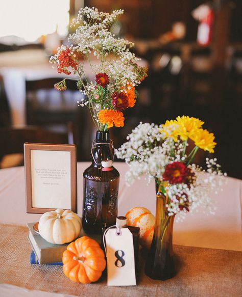 Rustic Fall Wedding Ideas | Photography June Bug Photography | Fall Wedding Tables, Fall Wedding Diy, Wedding Reception Seating, Rustic Wedding Decorations, Pumpkin Wedding, Fall Wedding Centerpieces, Wedding Themes Fall, Fall Wedding Flowers, Fall Wedding Decorations