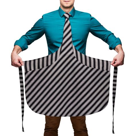 PRICES MAY VARY. ✅ Unique Gift for Modern Men: Tie-Apron is the perfect gift for those who love to think outside the box and appreciate both fashion and functionality. ✅ Combines Elegance and Functionality: Blending the sophistication of a tie with the practicality of an apron, Tie-Apron is ideal for men who enjoy cooking and looking chic. ✅ Versatile and Fashionable: Suitable for grandfathers, fathers, boyfriends, brothers, colleagues, and bosses, this apron makes a great gift for anyone who lo Cool Birthday Gifts, Funny Aprons For Men, Tie Apron, Apron Funny, Unique Aprons, Branded Aprons, Apron For Men, Apron Design, Funny Valentines Gifts