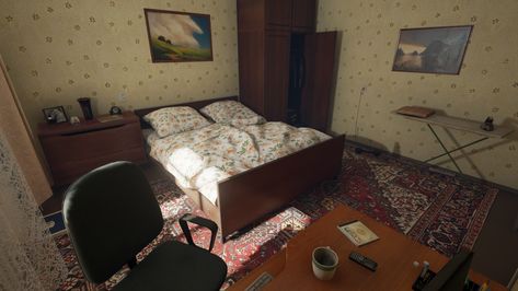 Soviet Household: Looking for Hope in Nostalgia Russian Living Room, Russian Bedroom, Escape Art, Home Aesthetic, Late 90s, White Noise, Soviet Union, Room Aesthetic, Dream Room