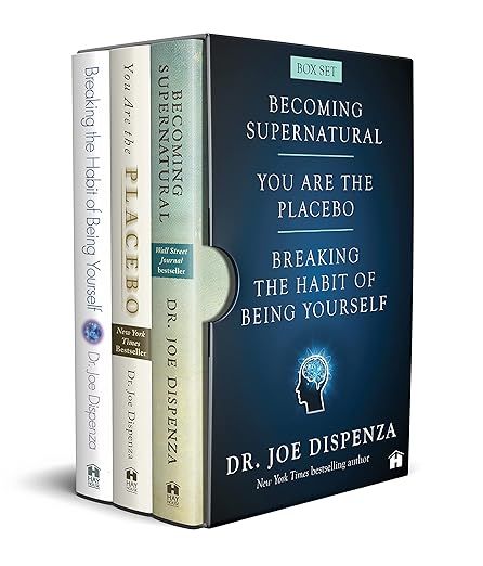 Dr. Joe Dispenza Box Set (Breaking the Habit of Being Yourself, You Are the Placebo, Becoming Supernatural) Supernatural Joe Dispenza, Becoming Supernatural Joe Dispenza, Becoming Supernatural, Supernatural Books, Brain Book, Dr Joe Dispenza, Body Connection, Being Yourself, Food Gift Cards