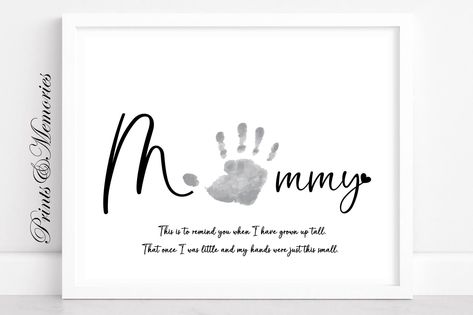 Nana Birthday Gift Diy For Kids, Diy Gifts For Nana, Diy Birthday Gifts For Sister, Handprint Poem, Gifts For Nana, Nana Birthday Gift, Homemade Birthday Gifts, Nana Christmas Gifts, Nana Birthday