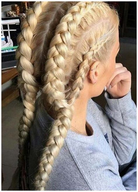 Girls Wrestling, Workout Hairstyles, Long Blonde, Sporty Hairstyles, Long Blonde Hair, Natural Hairstyles, Hair Dos, Gorgeous Hair, Trendy Hairstyles