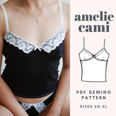 PDF Cami Sewing Pattern Sizes XS-XL Instant Download Cute Sewing Pattern Easy Sewing Pattern - Etsy Canada