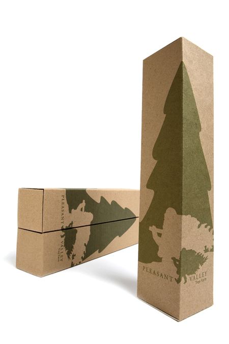 Katie_xmas_tree Trees In A Box, Tree Packaging Design, Packaging Plants Ideas, Plants Packaging Design, Eco Packaging Ideas, Olive Packaging, Plant Fertilizer Packaging, Eco Friendly Soap Packaging, Plant Packaging