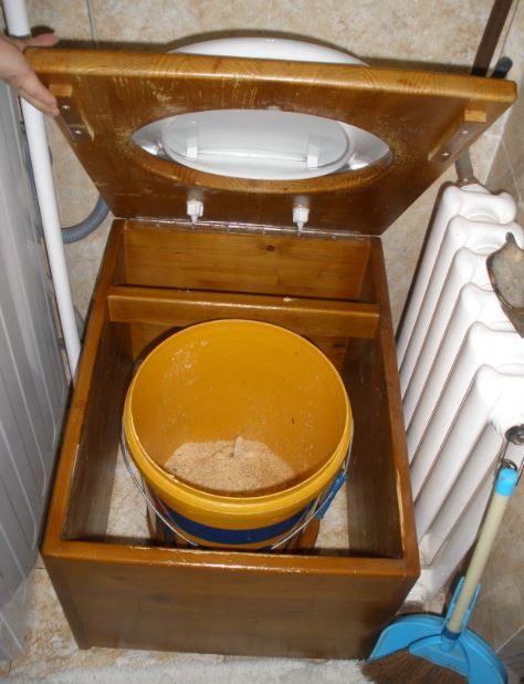 Compost Toilet Diy, Composting Toilet Diy, Diy Composting Toilet, Toilet Plan, Outhouse Bathroom, Diy Bucket, 5 Gallon Buckets, Tiny House Blog, Composting Toilets