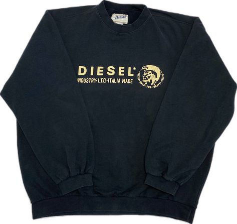 Vintage Diesel Clothing, Clothes Pieces, Diesel Sweater, Diesel Vintage, Diesel Sweatshirt, Diesel Clothing, Gifts 2022, Thrift Inspo, Diesel Industry