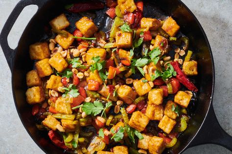 Kung Pao Tofu  Recipe Kung Pao Tofu, Vegetarian Comfort Food, Sichuan Peppercorn, Salmon And Shrimp, Quick Pasta, Mapo Tofu, Slow Cooker Bbq, Tofu Recipe, One Pot Dinners