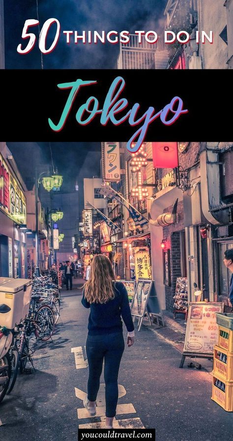 The best 50 things to do in Tokyo - Wondering what are the best things to do in Tokyo? Here is a list of all the best 50 things to do, including what to see and do. A fun list full of unique activities which will help you better prepare for a trip to Tokyo. Click to read more! #japan #tokyo #guide Trip To Tokyo, Tokyo Guide, Things To Do In Tokyo, Japan Travel Destinations, Fun List, Japan Holidays, Japan Destinations, Tokyo Japan Travel, Japan Itinerary