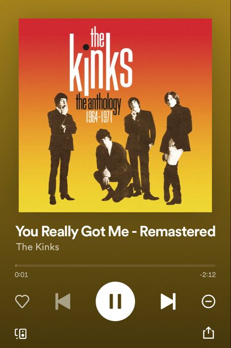 The kinks You Really Got Me, Tired Of Waiting, The Kinks, Classic Rock, You Really, Songs, Movie Posters, Music, Film Posters