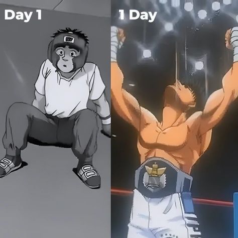 Day 1 or 1 Day . . @ishhetic @ishhetic @ishhetic . . . . . . . . . . . . #hajimenoippo #training #athelte #reels #dedication #hardwork #discipline . (anime motivation Hajime no Ippo mindset growth gym motivation) Cool Motivational Wallpapers, Hajime No Ippo Motivation, Ippo Training, Ippo Wallpaper, Monk Mode, Marvel Pfp, Christian Room Decor, Training Montage, Anime Motivation