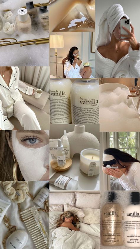 Vanilla Woman Aesthetic, Clean Girl Wallpaper Collage, Vanilla Girl Aesthetic Collage, Vanilla Girl Lifestyle, Vanilla Girl Vision Board, Vanilla Clean Girl Aesthetic, Vanilla Girl Collage, Vinalla Girl, Wishlist Wallpaper