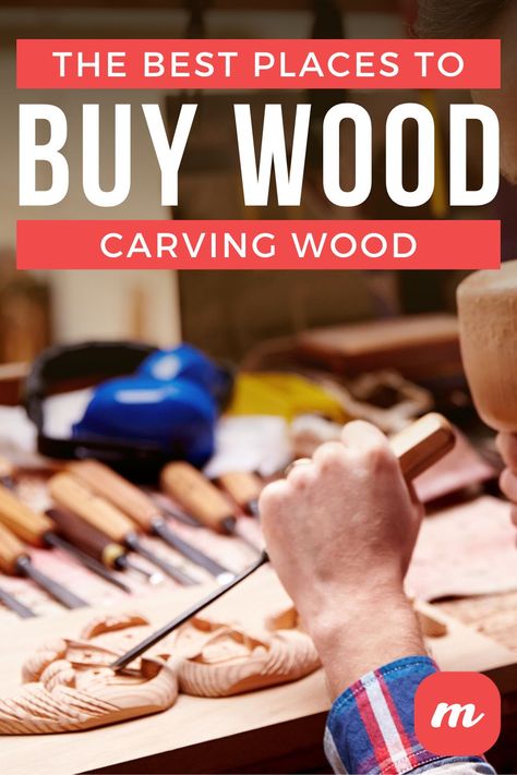 Carving wood is an amazing and rewarding hobby. It can be something to pass the time or can even be used as a small home business. But, regardless of how you use it, it’s important to know the best place to buy your products and supplies. Knowing where to buy wood for wood carving will help you keep your costs low and product quality high. So, we’ve rounded up the 11 best places to buy wood for wood carving right here! Check it out! #woodcarving #crafts Best Wood For Carving, Wood Carving Projects, Wood Jewelry Diy, Carving Projects, Woodworking Tools For Beginners, Dremel Carving, Simple Wood Carving, Wood Carving For Beginners, Wood Carving Tools Knives