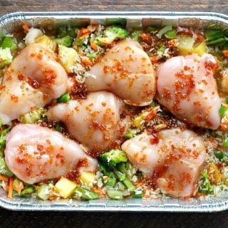 Baked Teriyaki Chicken Vegetables and Rice - The Seasoned Mom Pollo Teriyaki, Baked Teriyaki Chicken, Freezer Dinners, Freezer Friendly Meals, Freezable Meals, Freezer Meal Planning, Make Ahead Freezer Meals, Healthy Freezer Meals, Easy Freezer Meals