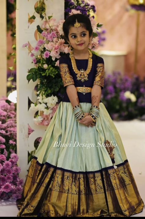 Traditional Baby Dresses, Indian Dresses For Kids, Kids Party Wear Dresses, Kids Dress Collection, Kids Blouse Designs, Kids Blouse, Kids Lehenga, Kids Frocks Design