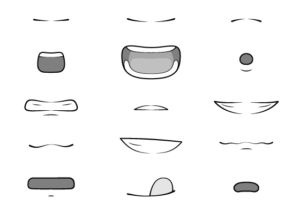 How To Draw Anime Lips Female, Draw Anime Lips, Manga Mouth, Drawing Anime Hands, Anime Mouth Drawing, Anime Mouth, Face Sketches, رسم كاريكاتير, Anime Face Drawing