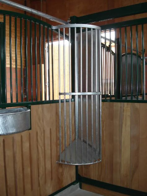 Horse Feeder, Hay Rack, Horse Farm Ideas, Ranch Gates, Hay Racks, Horse Barn Ideas Stables, Corner Rack, Dream Stables, Dream Horse Barns