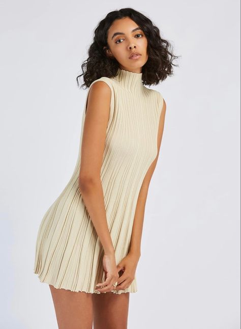 Women Sleeveless Solid Knit Pleated Dress Slim Fit a-Line Mini Dress #SoftGirlAutumn
#CozySoftGirl
#FallPastels
#SoftGirlVibes
#AutumnAesthetics
#SoftGirlStyle
#FallFashion
#WarmHues
#CottagecoreFall
#AutumnDreams Shadowless Church, Fem Style, Night Clothes, Unique Outfit, Dress Slim, Jenner Outfits, Crochet Mini Dress, Womens Knit Dresses, Pleated Mini Dress