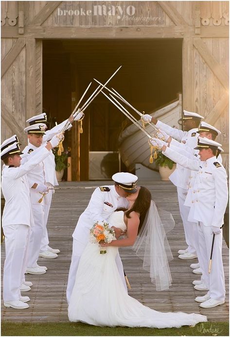 Navy Military Weddings, Coast Guard Wedding, Marine Corps Wedding, Army Wedding, The Office Wedding, Marine Wedding, Candace Owens, Military Couples, Outer Banks Wedding