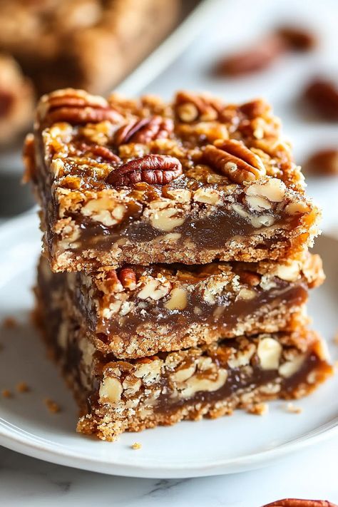 Toffee Pecan Dream Bars - An Organized Chaos Chocolate Pecans Recipe, Caramel Pecan Dream Bars, Pecan Dream Bars, Group Dessert, Chocolate Pecan Pie Bars, Pineapple Dream Dessert, Pecan Pie Brownies, Pecan Tarts, Dream Bars