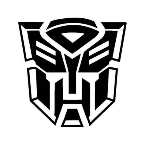 Vinyl Decals Car, Transformers Autobots, Image 3d, Silhouette Cameo Projects, Stencil Art, Car Decals Vinyl, Cricut Vinyl, Silhouette Projects, Logo Sticker