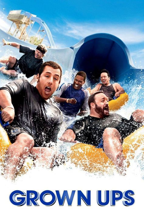 Adam Sandler Movies, Girly Movies, Summer Movie, Teen Movies, I Love Cinema, Movie Covers, Movies Outfit, Adam Sandler, Grown Ups