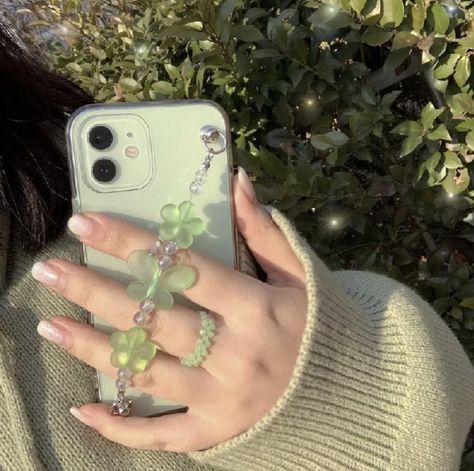 Mint Phone Case, Butterfly Phone Case, Wrist Chain, Green Iphone Case, Green Phone Case, Stylish Iphone Cases, Girly Phone Cases, Iphone Obsession, Green Cases