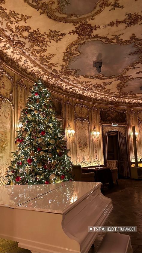 Old Money Christmas Tree, Old Money Christmas Aesthetic, Christmas Old Money, Christmas Ballroom, Old Christmas Aesthetic, Old Money Christmas, Classy Christmas Tree, Rich Christmas, Lights For Christmas