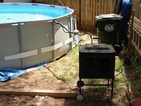 Wood Burning Pool Heater: 6 Steps (with Pictures) Wood Burning Pool Heater, Wood Stove Water Heater, Diy Pool Heater, Water Heater Diy, Solar Pool Heater Diy, Diy Heater, Swimming Pool Heaters, Wood Burning Heaters, Solar Pool Heater