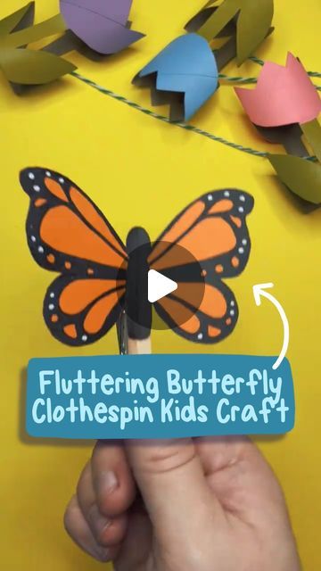 Craft Butterfly, Butterflies Activities, Butterfly Project, Insect Crafts, The Metamorphosis, Elementary Lesson Plans, Spring Kids, Bible Crafts For Kids, Spring Crafts For Kids