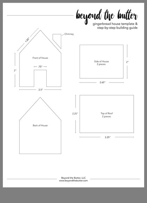 Pottery House Template, Christmas Clay House Diy, Ceramic House Template, Small Gingerbread House Template, Clay House Template, Gingerbread House Template Free, Christmas House Template, Ceramic Templates, Gingerbread House Template Printable