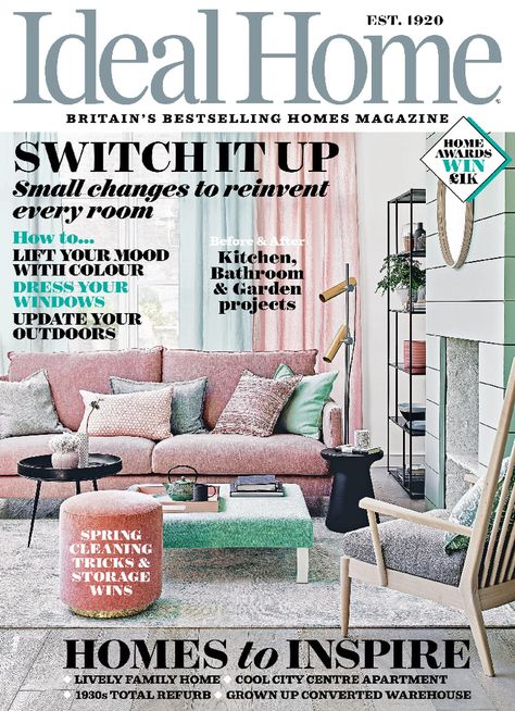 Ideal Home April 2021 Ideal Home Magazine, Before After Kitchen, Home Switch, Living Etc, Window Projects, Interiors Magazine, Budget Friendly Decor, Home Magazine, Home Trends