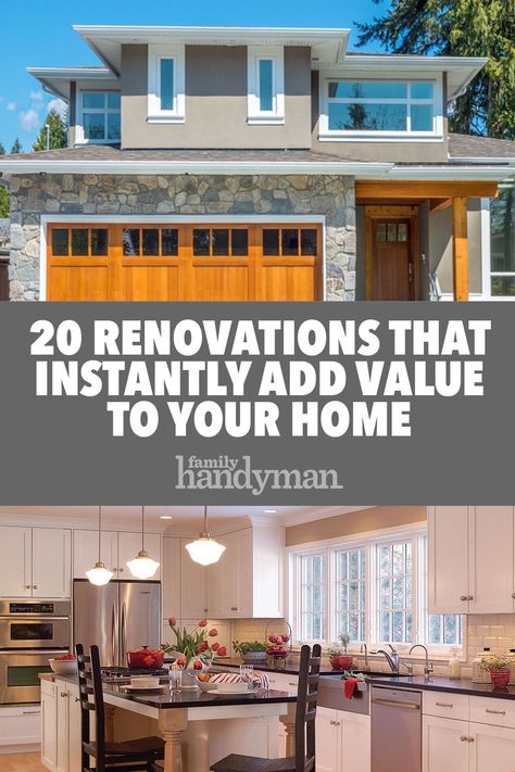 Repainting Walls, Entry Door Replacement, Increase Home Value, Deck Addition, Manufactured Stone Veneer, Fiberglass Entry Doors, Add Value To Your Home, Garage Lighting, Home Renovations