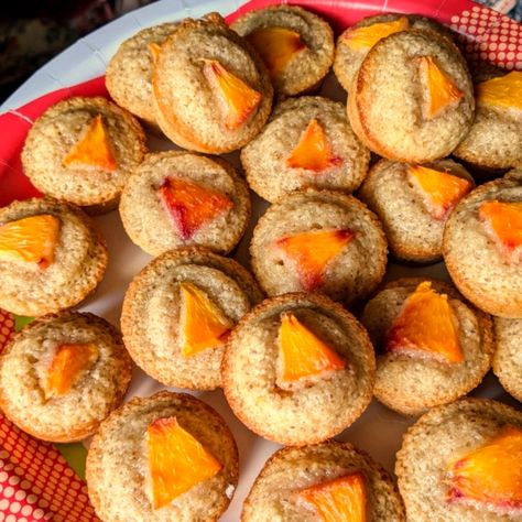 Peach Financiers Summer Picnic Desserts, Blueberry Crumb Bars, Watermelon Cookies, Chef John Recipes, Portable Dessert, Peppermint Crunch, Dessert In A Mug, Picnic Desserts, Apple Slab Pie