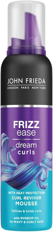 Best Hair Mousse, Curly Hair Mousse, John Frieda Frizz Ease, Curl Conditioner, Curl Shampoo, Dermatological Skin Care, John Frieda, Hair Mousse, Wavy Curly Hair