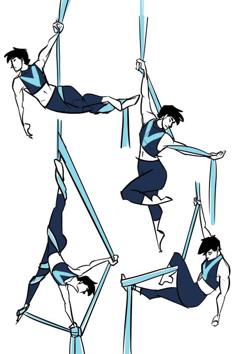 Aerial Acrobatics, Different Poses, Aerial Silks, 캐릭터 드로잉, Poses References, Dc Comic, Figure Drawing Reference, Art Poses, Art Tutorials Drawing