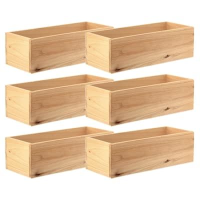 Find the best Crates & Boxes for your project. We offer the 6 Pack: 12" Wooden Box by Make Market® for $42.84 with free shipping available. Mini Pallet Ideas, Crafty Party Ideas, Decorative Wooden Boxes, Rustic Wooden Box, Seed Storage, Coins Jewelry, Bulk Candles, Special Style, Making Soap