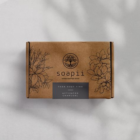 Soapii on Packaging of the World - Creative Package Design Gallery Soap Packaging Design, Luxury Box Packaging, Desain Tote Bag, Elegant Packaging, Luxury Packaging Design, Packaging Ideas Business, Small Business Packaging Ideas, Craft Packaging, Mailer Box