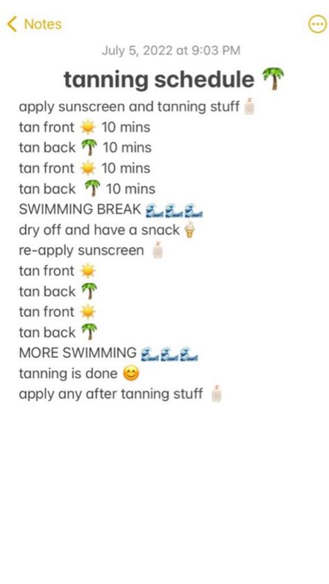 It’s all abt tanning and a schedule to go off of Summer Tanning Schedule, Tanning Schedule, Summer Tanning, Summer Inspo, Summer 24, Clothes Ideas, Tanning, Summer Time, Sunscreen