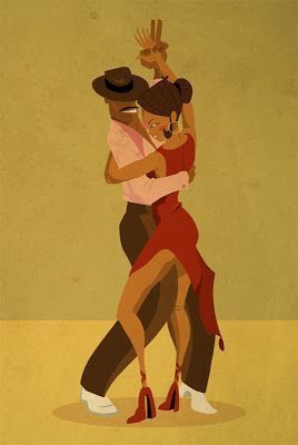 Blog Illustration, Dancing Drawing, Tango Art, Musica Salsa, Salsa Dancer, Dance Logo, Dancing Art, Latino Art, Kizomba Dance