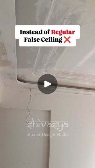 False Ceiling Alternative, Plain Pop Ceiling Design, Plain False Ceiling Design, Ceiling Alternatives, Simple False Ceiling, Simple False Ceiling Design, Ceiling Design Ideas, Pop Ceiling Design, False Ceiling Design