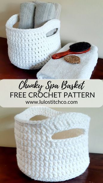 Large Crochet Basket, Corak Krusye, Crocheted Baskets, Spa Basket, Crochet Basket Pattern Free, Crochet Storage Baskets, Men Crochet, Crochet Storage, Clothes Crochet