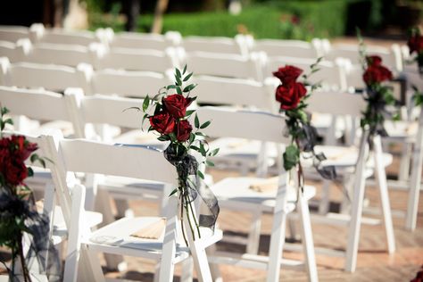 Red Rose Wedding Aisle Decor, Red Roses Aisle Decor, Rose Themed Wedding Decor, Elegant Wedding Aisle Decor, Red Rose Wedding Decor, Wedding Aisle Red, Red Wedding Aisle, Red Roses Wedding Decor, Red Rose Wedding Theme