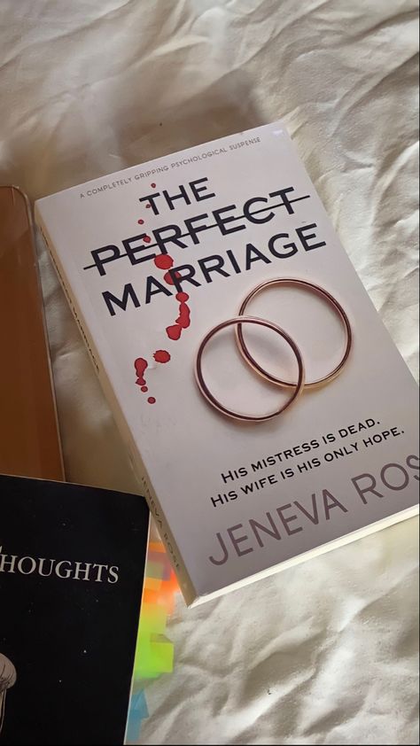 The Perfect Marriage Book Aesthetic, The Perfect Marriage Book, Perfect Marriage Book, Novel Books Aesthetic, Jeneva Rose, Romantic Books To Read, Mystery Books Worth Reading, Book Pillows, The Perfect Marriage