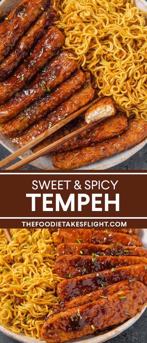 Tempeh Curry Recipes, Asian Tempeh Recipes, Recipes Using Tempeh, Shredded Tempeh, Baked Tempeh Recipes, Tempeh Dinner Recipes, Tempeh Ramen, Tempeh Ruben, Easy Tempeh Recipes